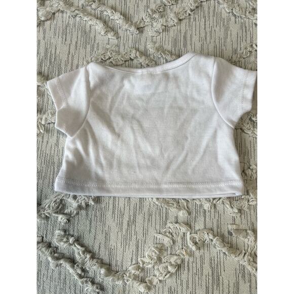 Build A Bear Workshop BABW Blessed T-Shirt w Glitter Red TuTu Skirt Christmas - Picture 6 of 12